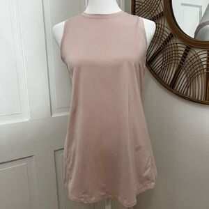 Lululemon All Tied Up Tank Open Back Workout Top Pink Blush‎ Size 6-8, M-L?